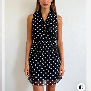 Forever 21 Black and White Polka Dot Mini Dress